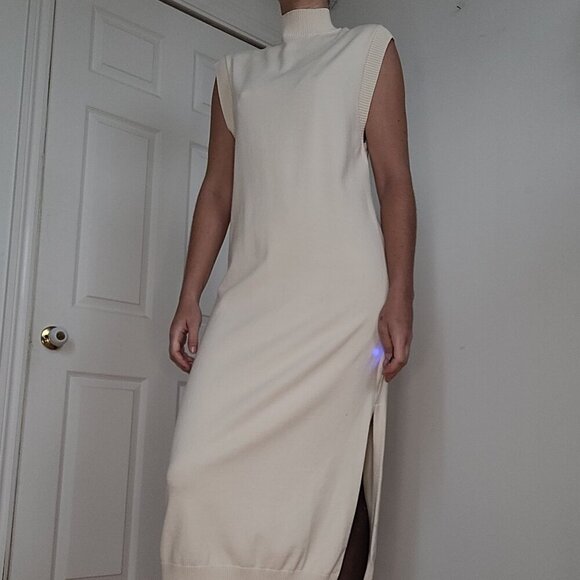 Dynamite Dresses & Skirts - Beige knit maxi dress from Dynamite